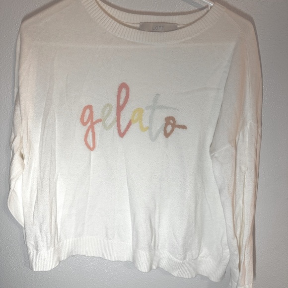 Loft “gelato” sweater style shirt - Picture 1 of 3